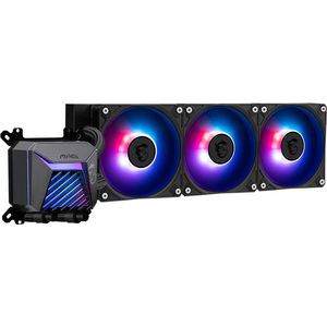 Cooler MSI MAG CORELIQUID A15 360, Racire cu lichid, AIO 360mm, RGB, Intel/ AMD, Negru