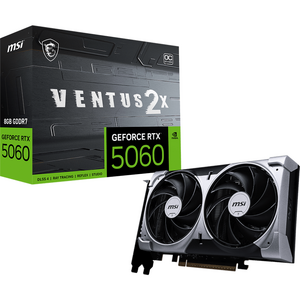 MSI GeForce 5060 8G VENTUS 2X OC, GDDR7, 128-bit, Negru/Alb
