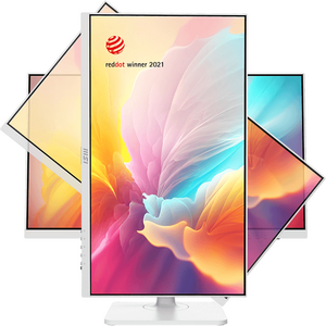 Monitor MSI Modern MD2412PW, IPS, 23.8 inch, Full HD, 1920 x 1080, HDMI, Boxe, Pivot, 100 Hz, 4 ms, Alb