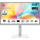 Monitor MSI Modern MD2412PW, IPS, 23.8 inch, Full HD, 1920 x 1080, HDMI, Boxe, Pivot, 100 Hz, 4 ms, Alb