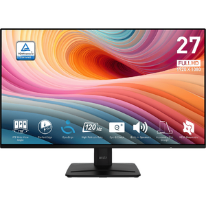 Monitor MSI PRO MP271A E2, IPS, 27 inch, Full HD, 1920 x 1080, HDMI, VGA, DisplayPort, Boxe, 120 Hz, 4 ms, Negru
