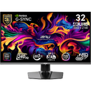 Monitor MSI MPG 322URX QD-OLED, 31.5 inch, UHD, 3840 x 2160, HDMI, DisplayPort, 240 Hz, 0.03 ms, Negru