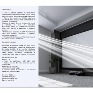 BenQ Ecran Proiectie Electric 4K / 4:3 1970 x 1470 Resigilat/Reparat
