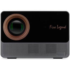 Acer Videoproiector AOPEN QF18s, LCD, Full HD, 4K suportat, 800 ANSI lumeni, HDMI, Wireless, 16:9, Boxe integrate 2 x 5W, Negru/Gri