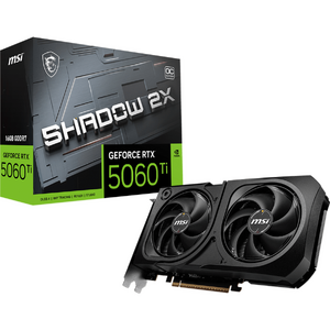 MSI GeForce RTX 5060 Ti 16G SHADOW 2X OC PLUS, GDDR7, 128 bit, Negru
