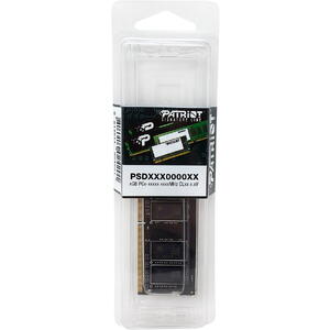 Memorie Notebook PATRIOT Memorie SODIMM Signature Line, DDR4 Non-ECC, 16GB, 3200 MHz, C22, 1.2V, PC4-25600, Negru