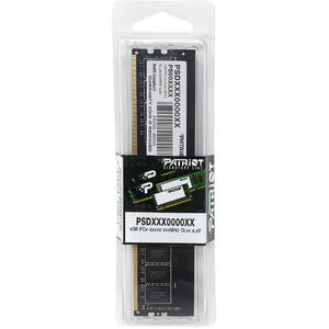 Memorie Notebook PATRIOT Memorie UDIMM Signature Line, DDR4 Non-ECC, 16GB, 2666MHz, C19, 1.2V, PC4-21300, Negru