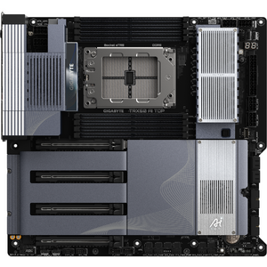 Placa de baza GIGABYTE TRX50 AI TOP, AMD Socket sTR5, TRX50, DDR5, BT, Wi-Fi, E-ATX, Negru