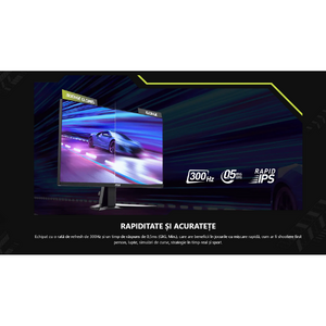Monitor MSI MAG 255XF, IPS, 24.5 inch, Full HD, 1920 x 1080, Displayport, HDMI, 300Hz, 0.5 ms, Negru Resigilat/Reparat