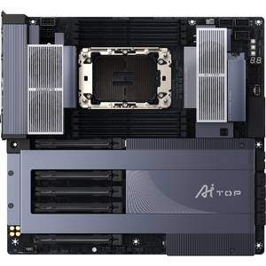 Placa de baza GIGABYTE W790 AI TOP, LGA4677, DDR5, Wi-Fi, BT, E-ATX, Negru/Albastru