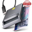 Cititor electronic carti de identitate Smart Card FlatReader CRE-SM3TC, USB-C Resigilat/Reparat