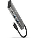 HMC-5G21 USB-C 10Gbps SPEEDSTER 5in1 hub
