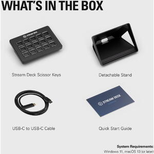 Elgato Stream Deck MK.2 Scissor Keys Black