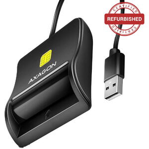 AXAGON Cititor electronic carti de identitate Smart Card FlatReader CRE-SM3N, USB 2.0 Resigilat/Reparat