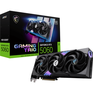 MSI GeForce RTX 5060 8G GAMING TRIO OC, 8 GB, GDDR7, 128 bit, Negru