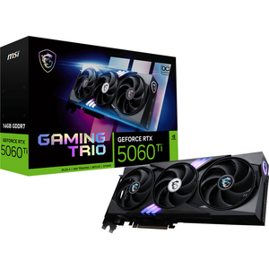 MSI GeForce RTX 5060 Ti 16G GAMING TRIO OC, GDDR7, 128 bit, Negru