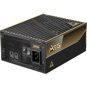 Sursa MSI MEG Ai1600T PCIE5, 1600 W, ATX, 80+ Gold, PCIe 5.1, Full Modulara, Negru