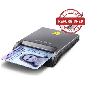 AXAGON Cititor electronic carti de identitate Smart Card FlatReader CRE-SM3T, USB 2.0 Resigilat