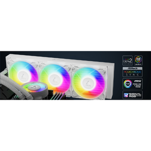 Cooler ARCTIC Liquid Freezer III Pro 360 A-RGB, Racire cu lichid, AIO 360mm, Intel/ AMD, Alb Resigilat