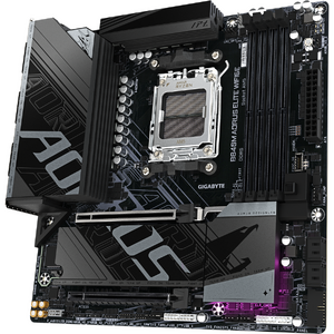 Placa de baza GIGABYTE B840M AORUS ELITE WIFI6E, AM5, DDR5, BT, mATX, Negru