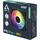 Ventilator ARCTIC P12 Pro A-RGB, kit 3 ventilatoare 120 mm PWM, 600 - 3000 rpm, Negru