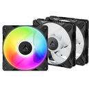 Ventilator ARCTIC P14 Pro A-RGB, kit 3 ventilatoare 140 mm PWM, 400 - 2500 rpm, Negru