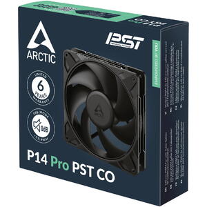 Ventilator ARCTIC P14 Pro PST CO, 140 mm PWM, 400 - 2500 rpm, Negru