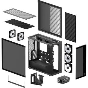 Carcasa ARCTIC Xtender VG, MiddleTower, E-ATX, riser PCIe inclus, Negru
