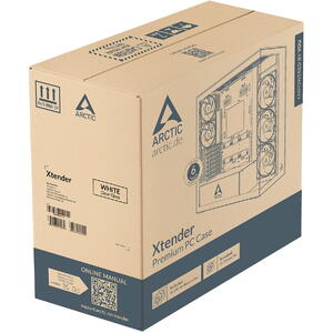 Carcasa ARCTIC Xtender, MiddleTower, E-ATX, Alb