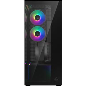 Carcasa ARCTIC Xtender VG Mirror, MiddleTower, E-ATX, riser PCIe inclus, Negru