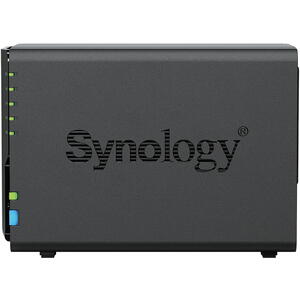 Synology DiskStation DS225+, 2-Bay, Intel Celeron J4125, 2GB DDR4, SATA, 1x1GbE, 1x2.5GbE, USB 3.2, max 12TB/108TB, Hot Swap, Negru