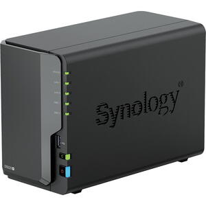 Synology DiskStation DS225+, 2-Bay, Intel Celeron J4125, 2GB DDR4, SATA, 1x1GbE, 1x2.5GbE, USB 3.2, max 12TB/108TB, Hot Swap, Negru
