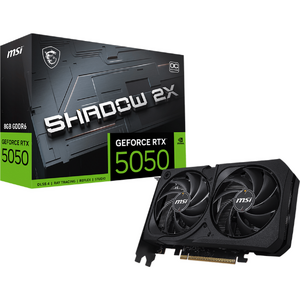 MSI GeForce RTX 5050 8G SHADOW 2X OC, GDDR7, 128-bit, Negru V538-006R