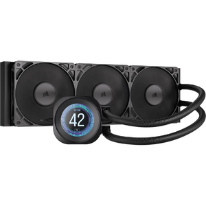 cooler Corsair NAUTILUS 360 RS LCD, AIO 360mm, 2.1" IPS, PWM Zero RPM, Intel/ AMD, Negru