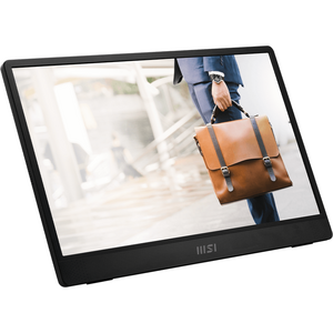 Monitor MSI Monitor portabil PRO MP161 E2, IPS, 15.6 inch, Full HD, 1920 x 1080, Mini-HDMI, 60 Hz, Boxe, 4 ms, Alb