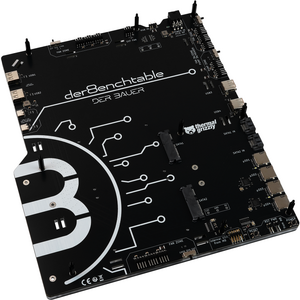 Thermal Grizzly der8enchtable, Benchtable Profesional cu PCB integrat, Control Ventilatoare/Pompe, Suport SSD & microSD, USB, SATA, A-RGB