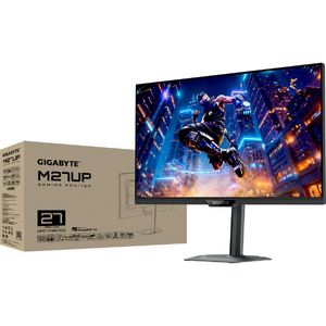 Monitor GIGABYTE M27UP, 27", IPS, UHD, 3840 x 2160, 160Hz , HDMI, Display Port, Boxe, Pivot, 1ms, Negru