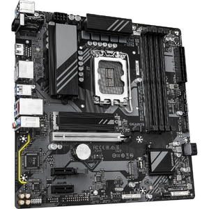 Placa de baza GIGABYTE B760M DS3H WIFI6E GEN5, Socket 1700, DDR5, mATX, Negru