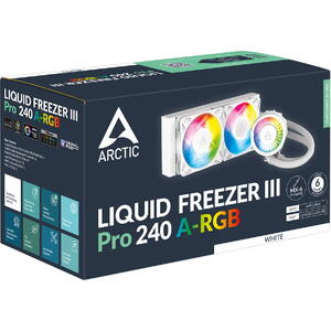 Cooler Lichid ARCTIC Liquid Freezer III Pro 240 A-RGB, AIO 240mm, Intel/ AMD, Alb