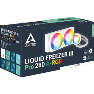 Cooler Lichid ARCTIC Liquid Freezer III Pro 280 A-RGB, AIO 280mm, Intel/ AMD, Alb