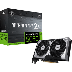 MSI GeForce RTX 5050 8G VENTUS 2X OC, GDDR6, 128-bit, Negru