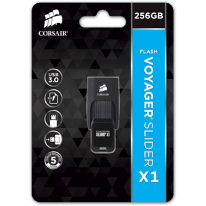 Corsair Flash Voyager Slider X1, 256GB, USB 3.0