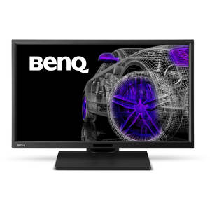 Monitor BenQ BL2420PT, 23.8", IPS, QHD, DVI, VGA, HDMI, DisplayPort, 5ms, Pivot, Negru