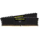 Memorie DDR4, 16GB, KIT 2x8GB, 2400MHz, C16, 1.20V, Negru, VENGEANCE LPX