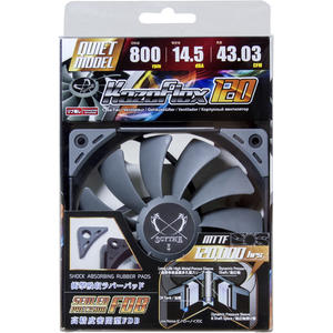 Ventilator Scythe Kaze Flex 800 RPM SU1225FD12L-RD